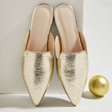 Women Pointed Toe Flat Slipper Shoes With Closed Toe Lightweight And Casual Slouchy Slippers For Summer | SHEIN