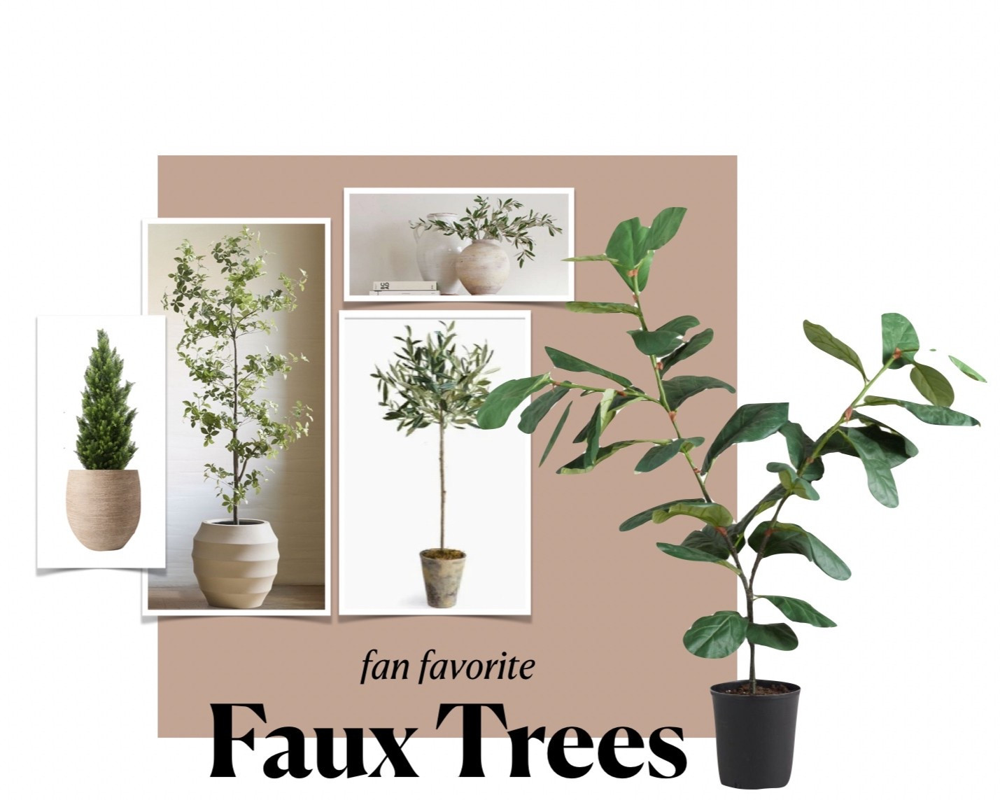 Faux tree, home decor 
Take down the Christmas tree and don’t know what to do with that empty corner? Fill it in with a potted tree. 

#LTKHome #LTKFindsUnder100 #LTKmomlife
