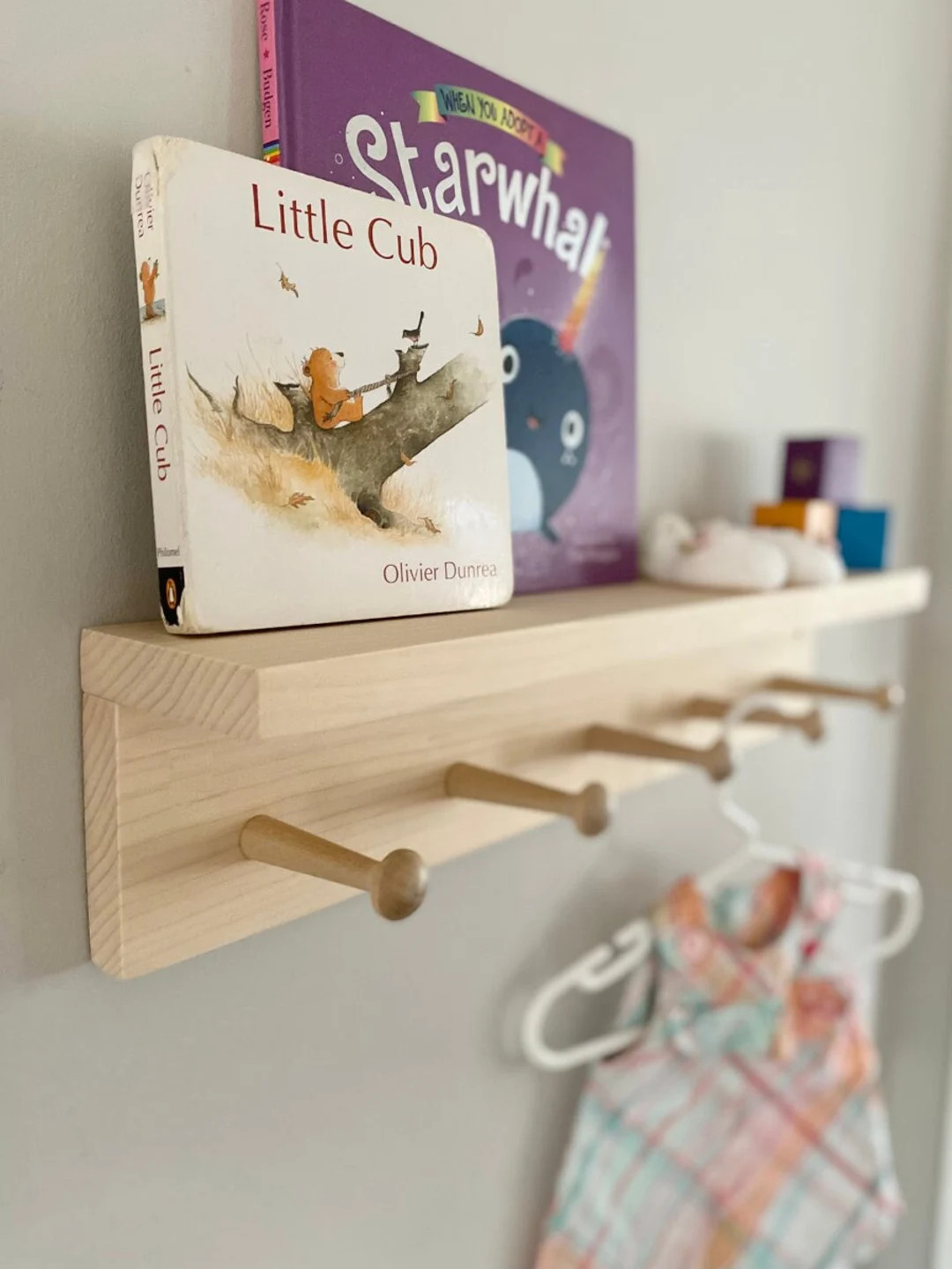 Nursery Shelf, Nursery Decor, Nursery Shelves, Wooden Picture Ledge, Bookshelf, Floating Shelves,... | Etsy (US)