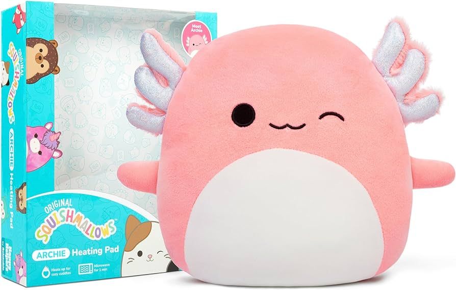 Squishmallows Archie The Axolotl - Lavender Scented Heating Pad for Cramps by Relatable | Amazon (US)