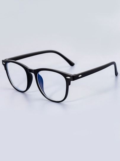Studded Decor Clear Acrylic Frame Glasses | SHEIN