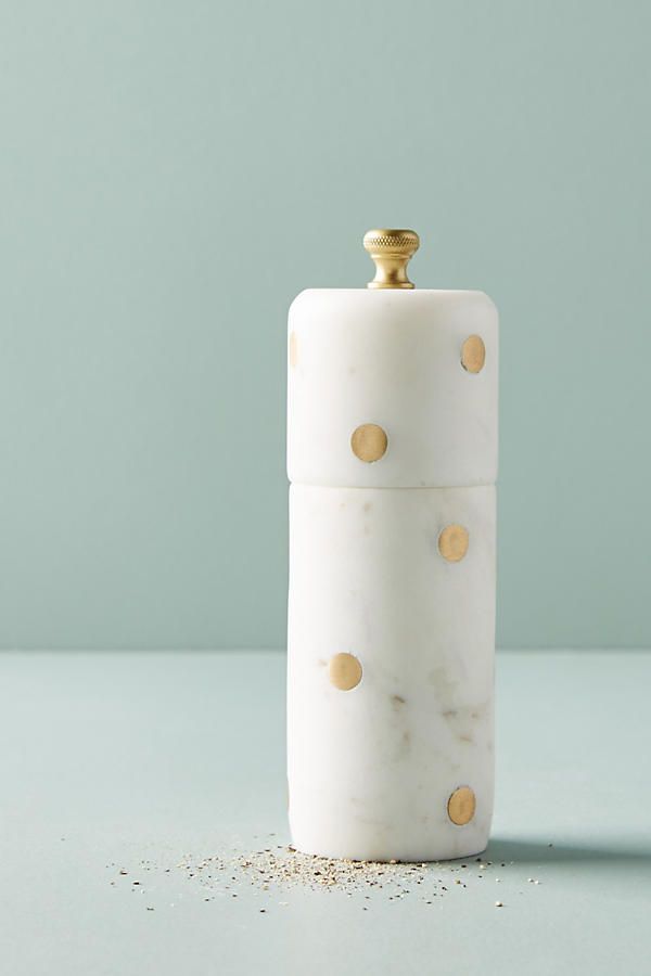 Dotted Inlay Pepper Grinder | Anthropologie (US)