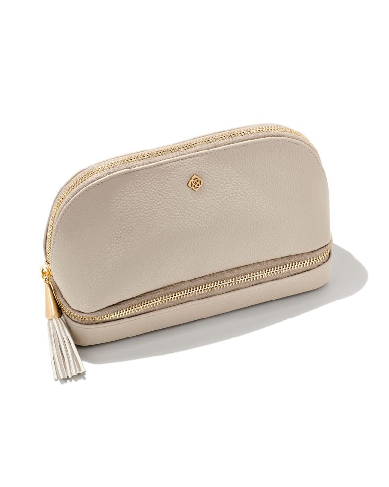 Cosmetic & Jewelry Case in Taupe | Kendra Scott | Kendra Scott