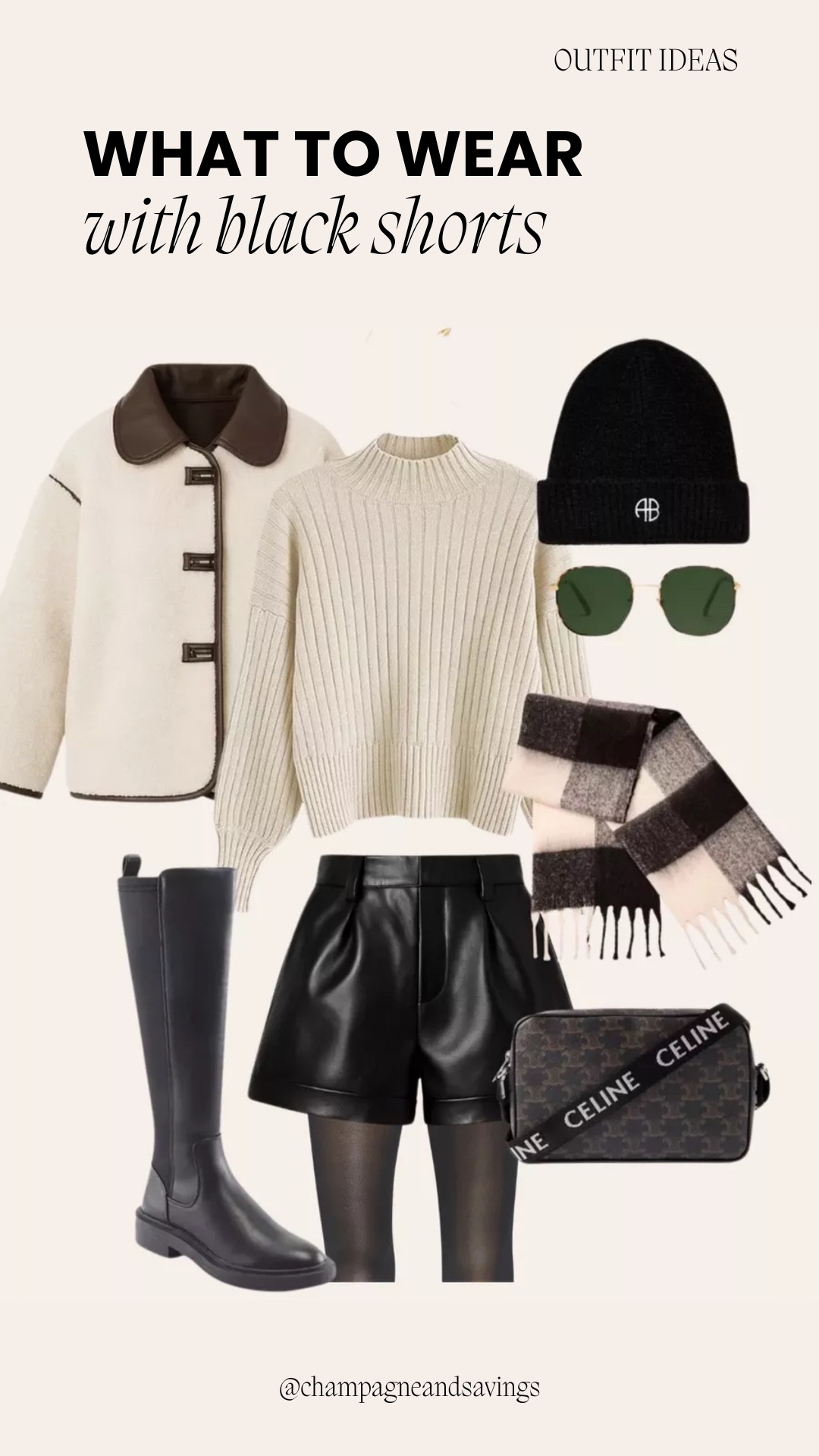 Black shorts outfitts

#LTKootd