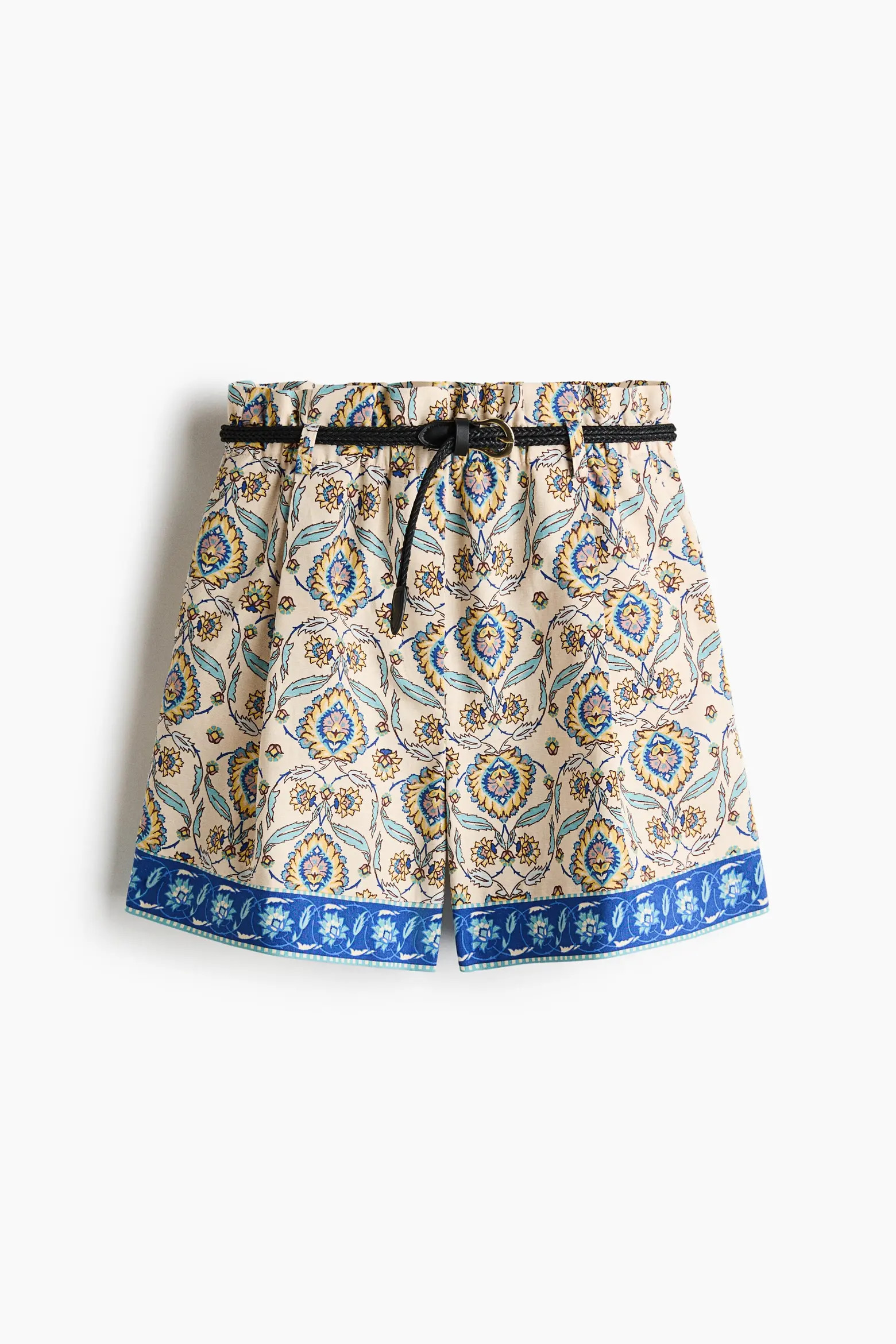 Belted Linen-blend Shorts (Women) | Nordstrom | Nordstrom