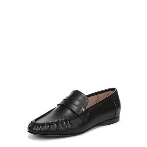 Naturalizer Women's Bloom Loafer Black Leather 12 W | Amazon (US)