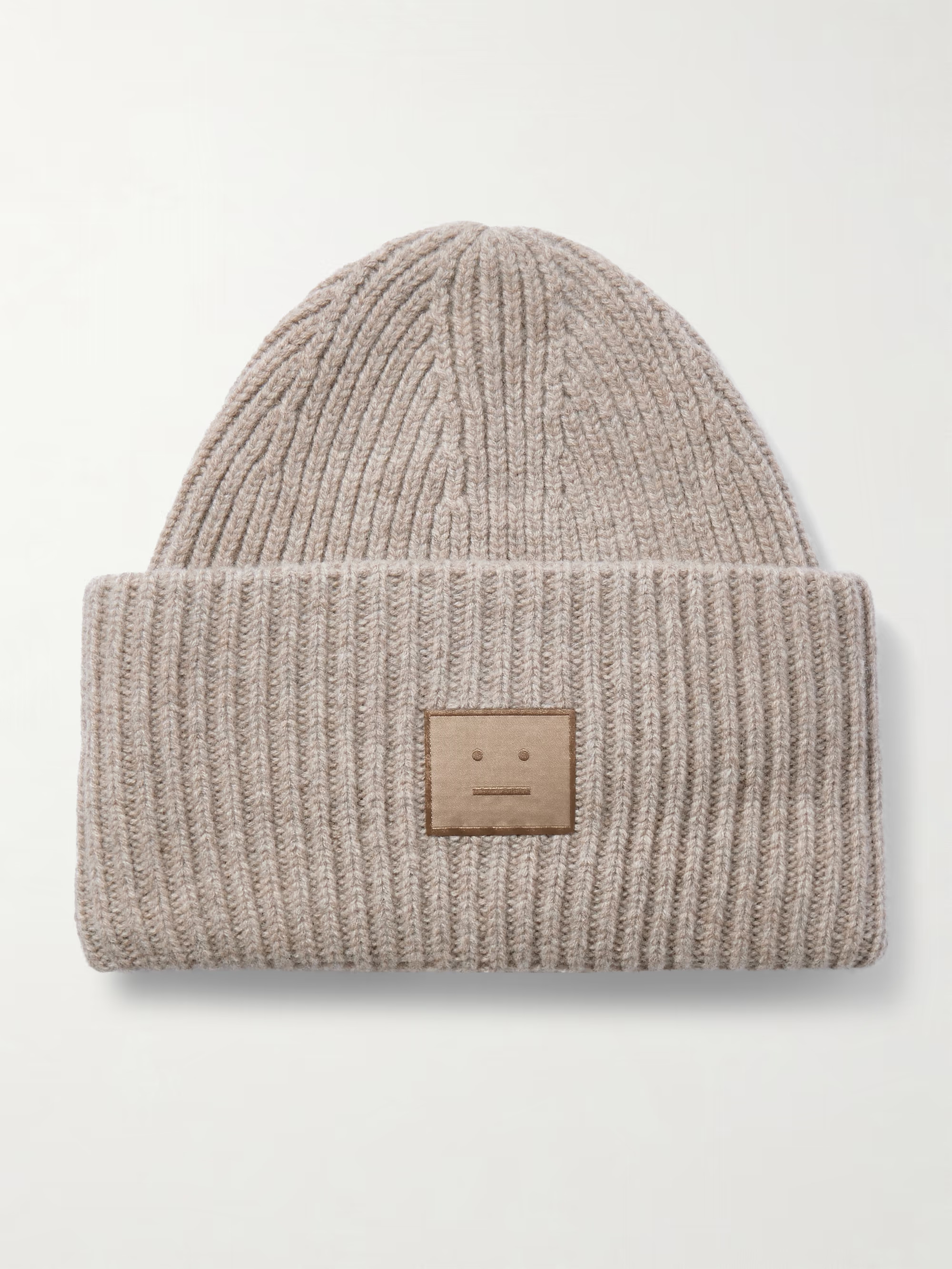 Appliquéd ribbed wool and yak-blend beanie | NET-A-PORTER (UK & EU)