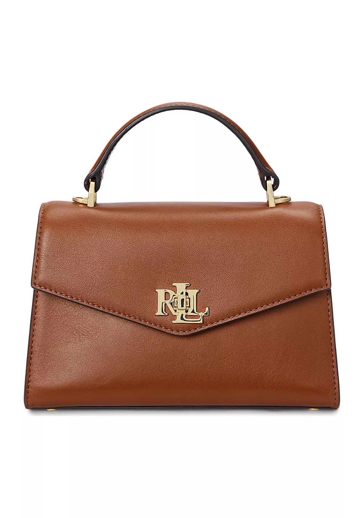Leather Small Farrah Satchel | Belk