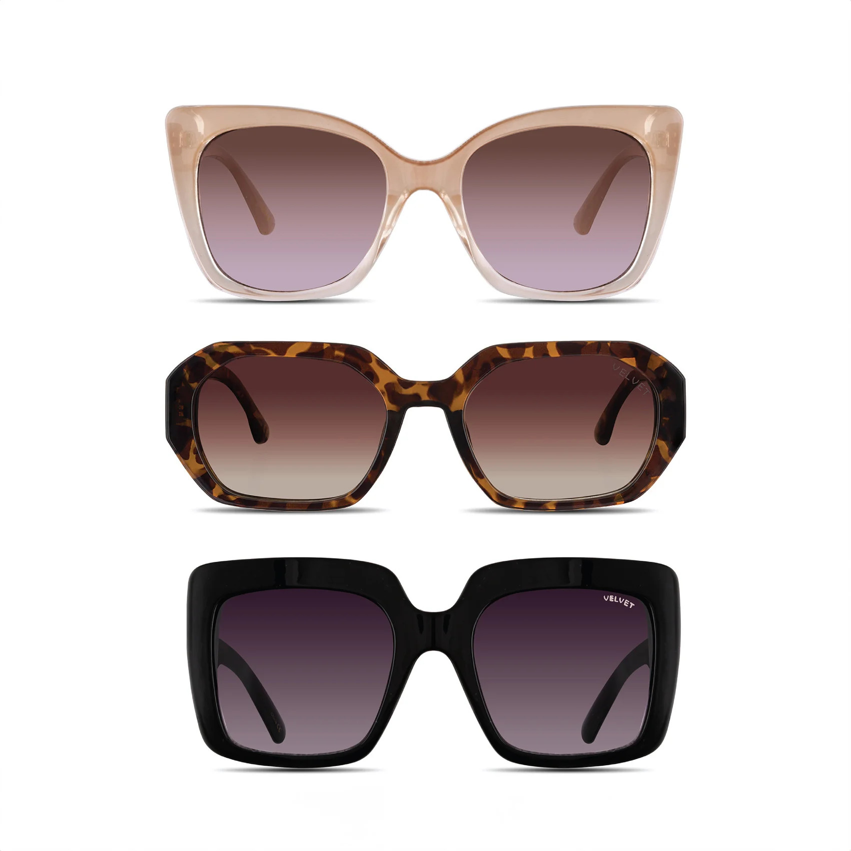 Round Face Shape Sunglass Style Box | Velvet Eyewear (US)