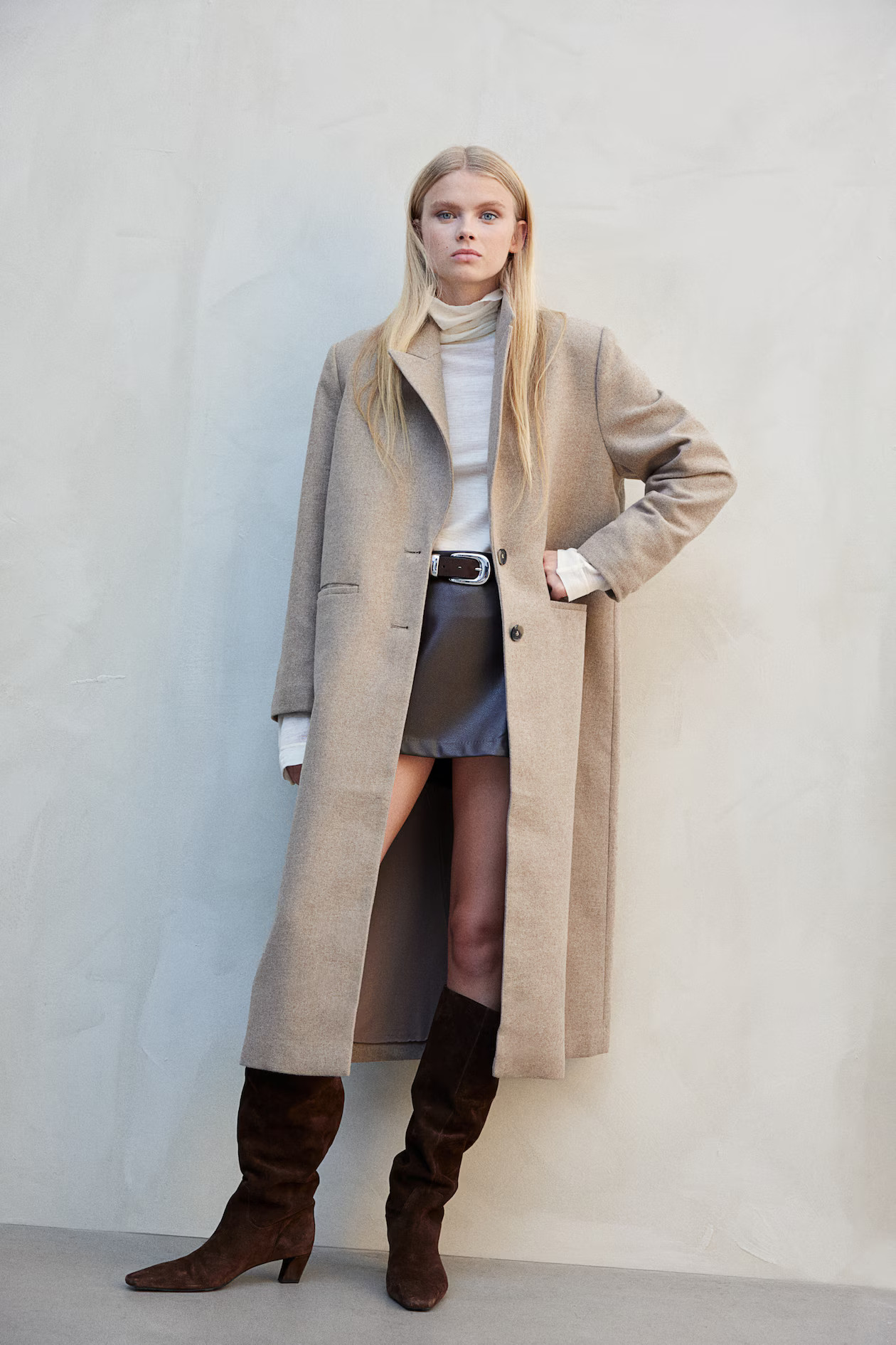 Single-breasted coat | H&M (UK, MY, IN, SG, PH, TW, HK)
