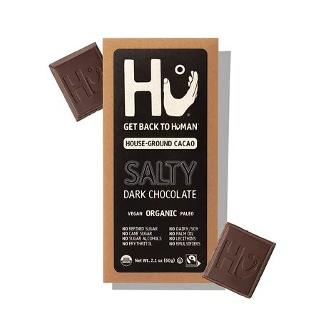 Hu Chocolate Bars | 12 Pack Salty Chocolate | Natural Organic Vegan Gluten Free Paleo Non GMO Fair T | Walmart (US)