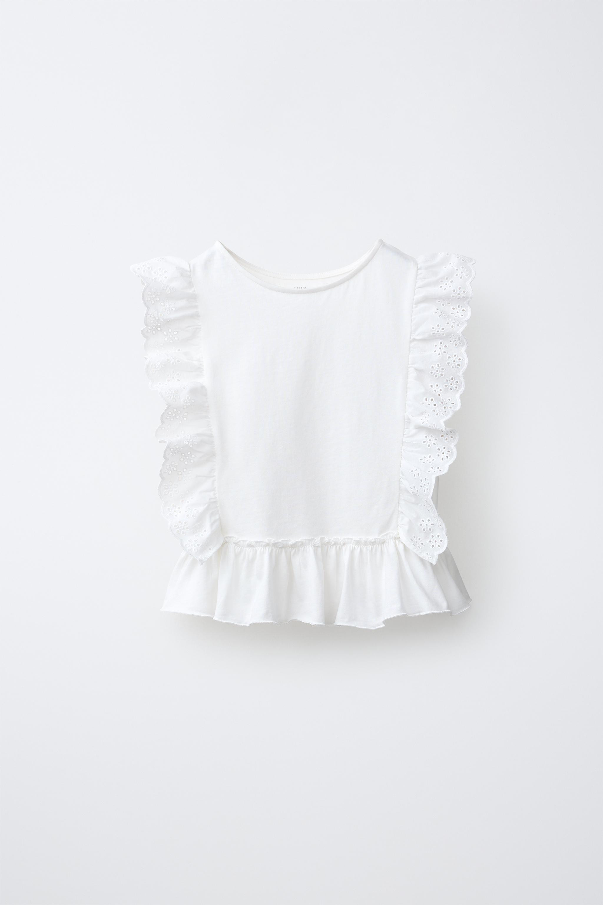 SWISS EMBROIDERED T-SHIRT | Zara US