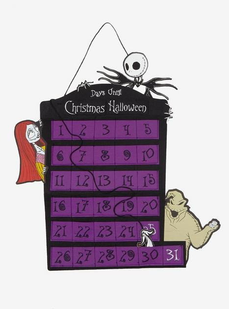 Disney The Nightmare Before Christmas Countdown to Christmas & Halloween Calendar - BoxLunch Excl... | BoxLunch