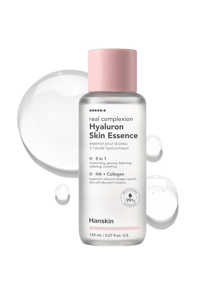 Hanskin Hyaluron Skin Essence, Hydrating Facial Astringent Toner for Dry, Dull, Sensitive Skin - ... | Amazon (US)