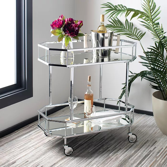 Silva 2 Tier Octagon Bar Cart | Bloomingdale's (US)