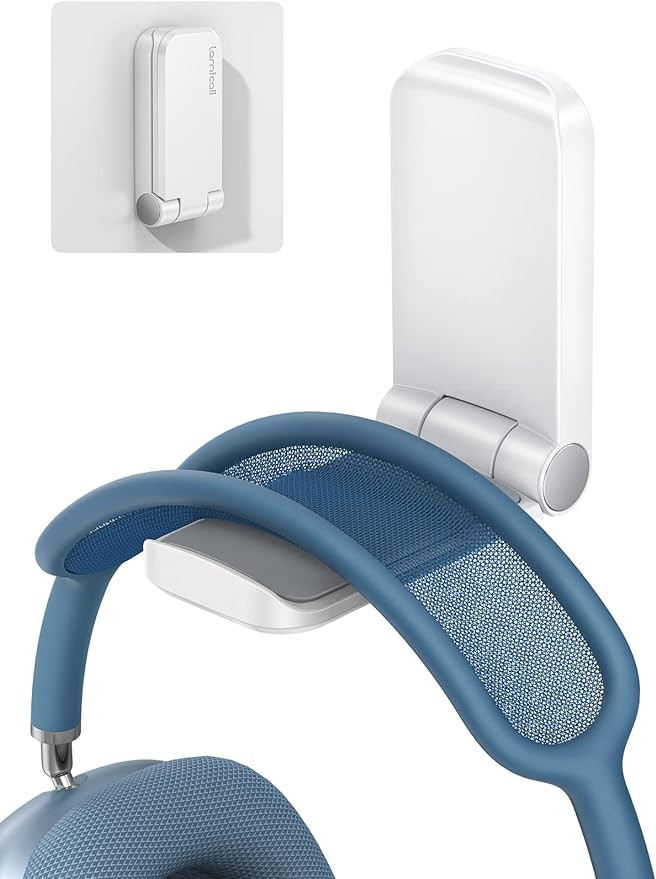Lamicall Headphone Stand, Sticky Headset Hanger - Adhesive Headphone Holder Hook Mount, Headset S... | Amazon (US)