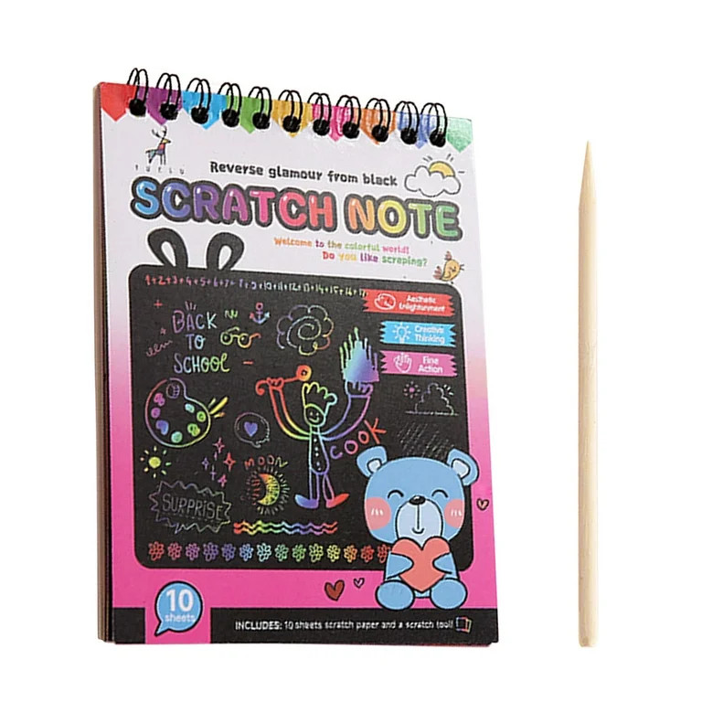 Lydiaunistar 1 Piece Kids Art Notes, Kids Art Paper, Scratch Paper Drawing Pad for Drawing, Playi... | Walmart (US)
