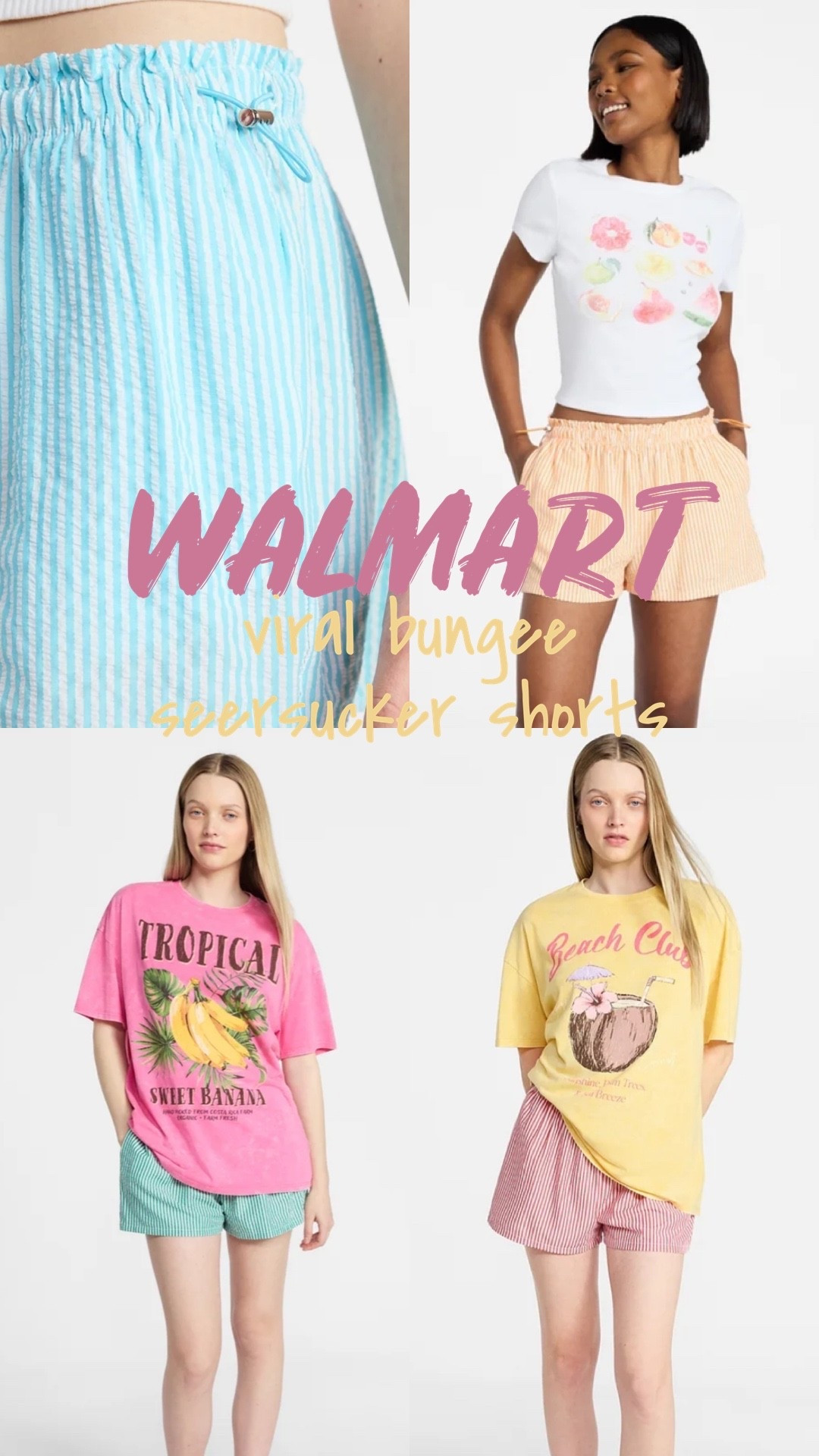 Back in stock
Walmart viral bungee seersucker shorts 🩳 
Under $10

#LTKOver40 #LTKootd #LTKSwim