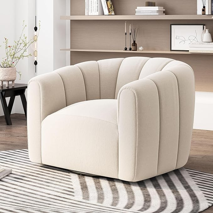 Christopher Knight Home Monroe Velvet Swivel Club Chair,Armchair with 360-Degree Rotation, Uphols... | Amazon (US)