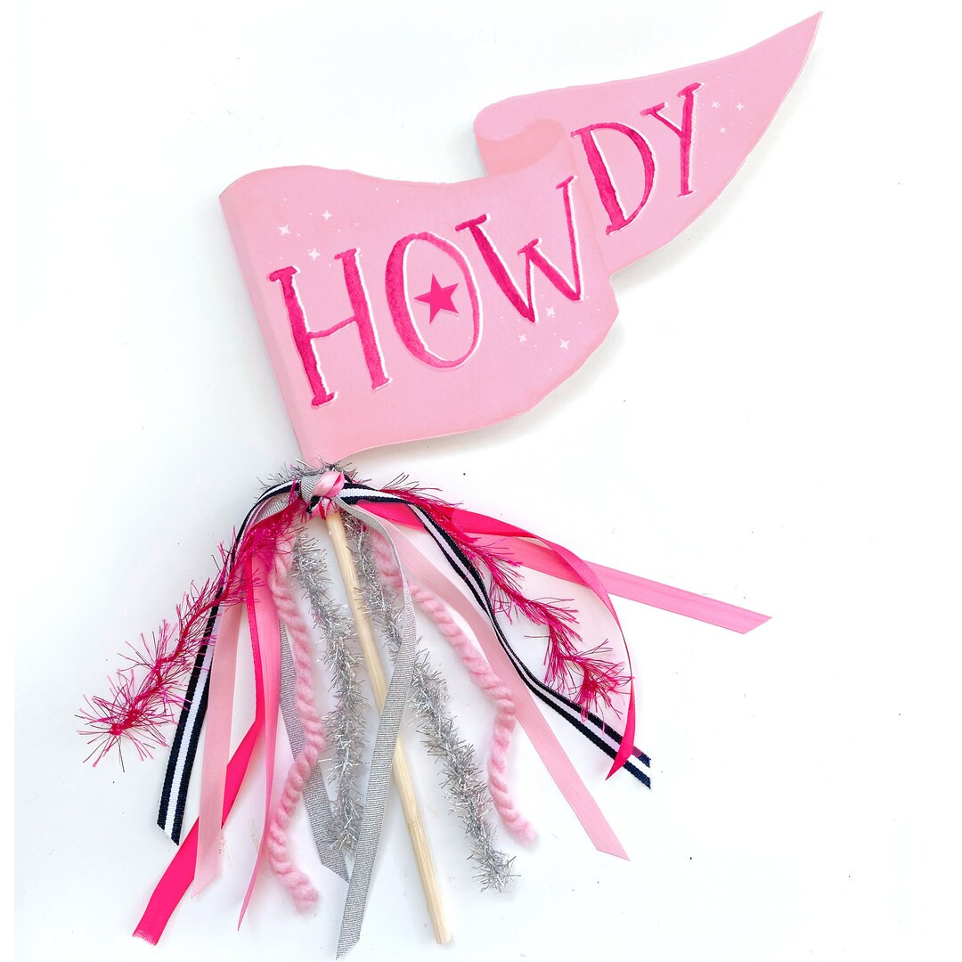 Howdy Party Pennant  Cowgirl Party Decor  Disco Cowgirl  - Etsy | Etsy (US)