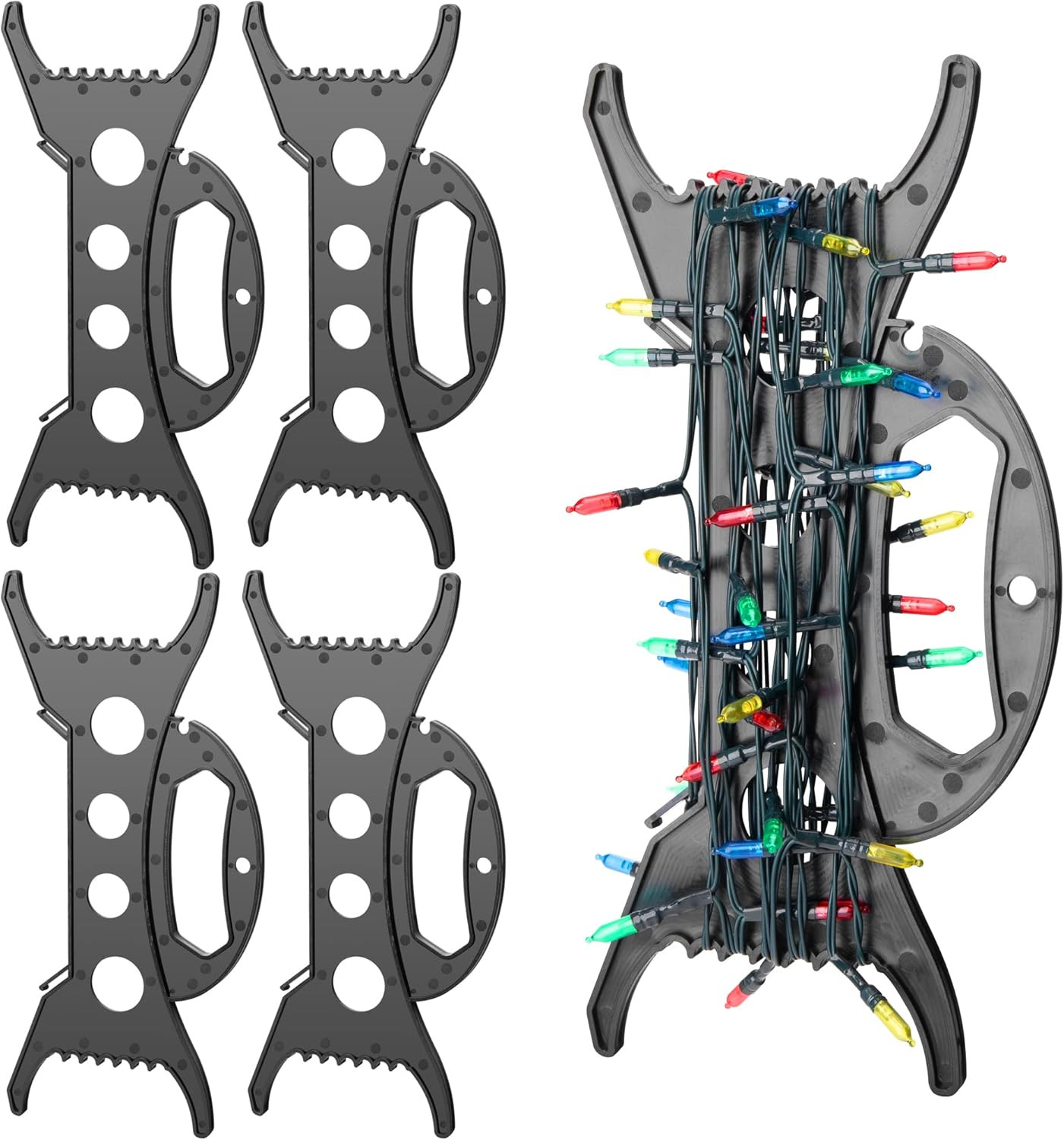 codree 4 PCS All Purpose Light Storage Holder-11.8Inch Christmas Light Cord Wind Up Storage Organ... | Amazon (US)