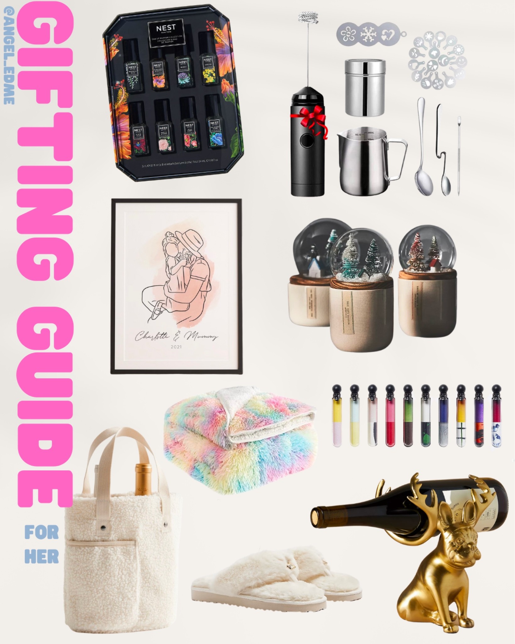 The Holidays are right around the corner! I wanted to alleviate some of the stress of the season. Here are some gift ideas for the girlies! 


#christmas
#christmasgifts
#giftguide
#her
#woman

#LTKunder50 #LTKHoliday #LTKSeasonal