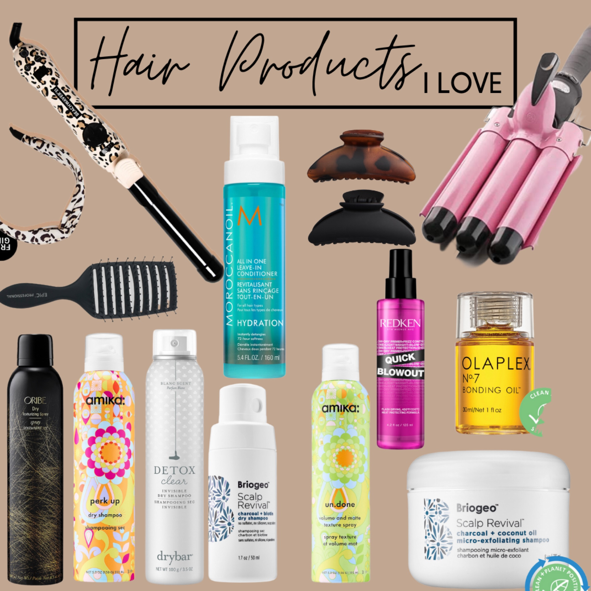 Hair Products
These are some of my go to products for hair. From dry shampoo, heat protection, scalp treatments, tool, and accessories! 


#LTKstyletip #LTKunder50 #LTKbeauty
