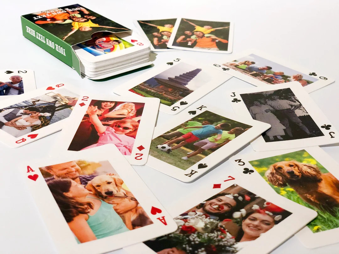 Personalised Playing Cards With Personalized Box Perfect - Etsy | Etsy (US)