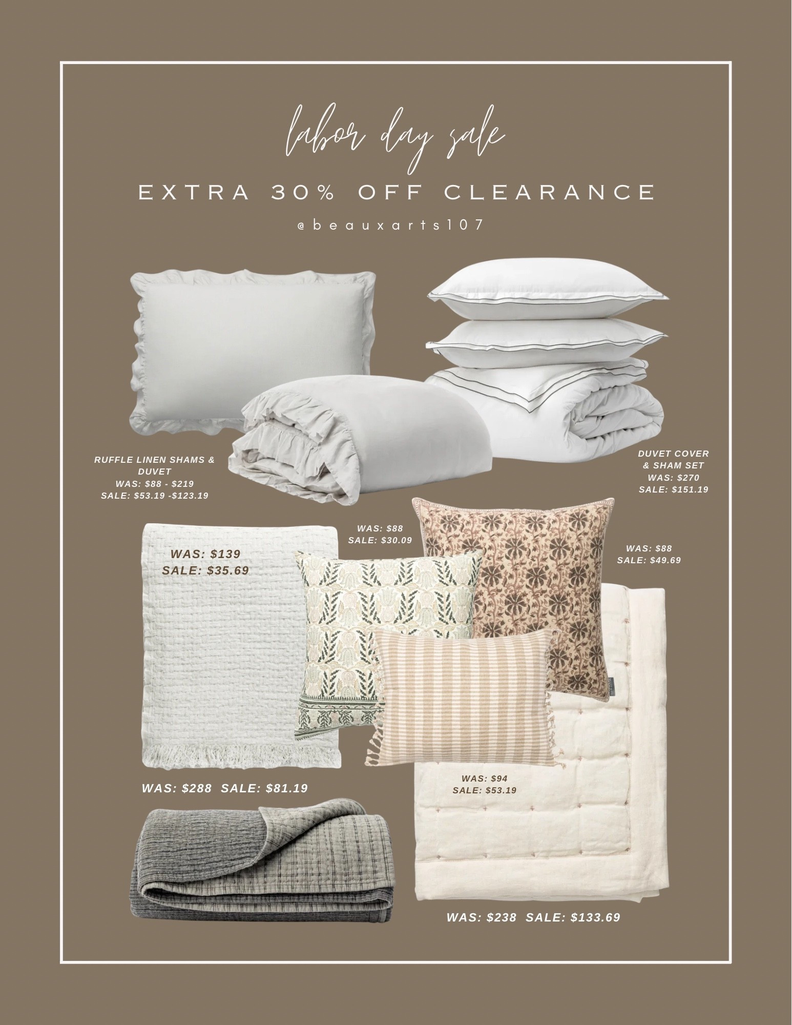 Save an extra 30% off clearance and save on these beautiful bedding deals!

#LTKHome #LTKSaleAlert