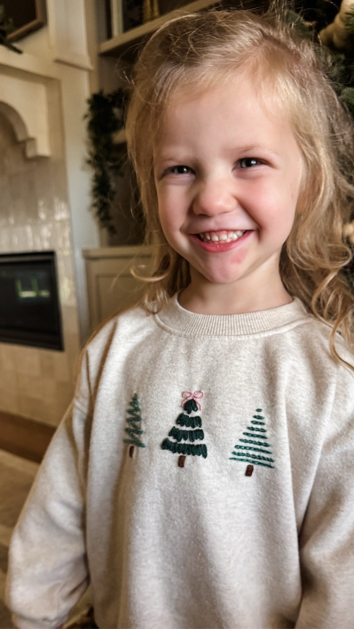 Just wanted to make this sweater feel a little extra girly for the holidays 🎀 I can always take out the bow and add a star when she outgrows it so I can pass it along to her little brother 🫶🏻

#LTKSeasonal #LTKHoliday #LTKKids