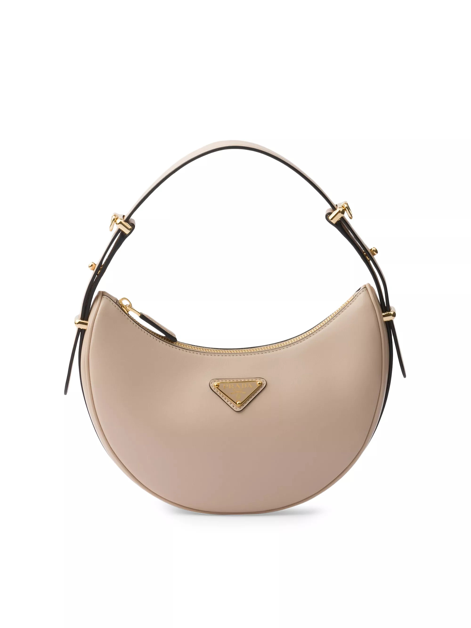 Shop Prada Arqu&eacute; Leather Shoulder Bag | Saks Fifth Avenue | Saks Fifth Avenue