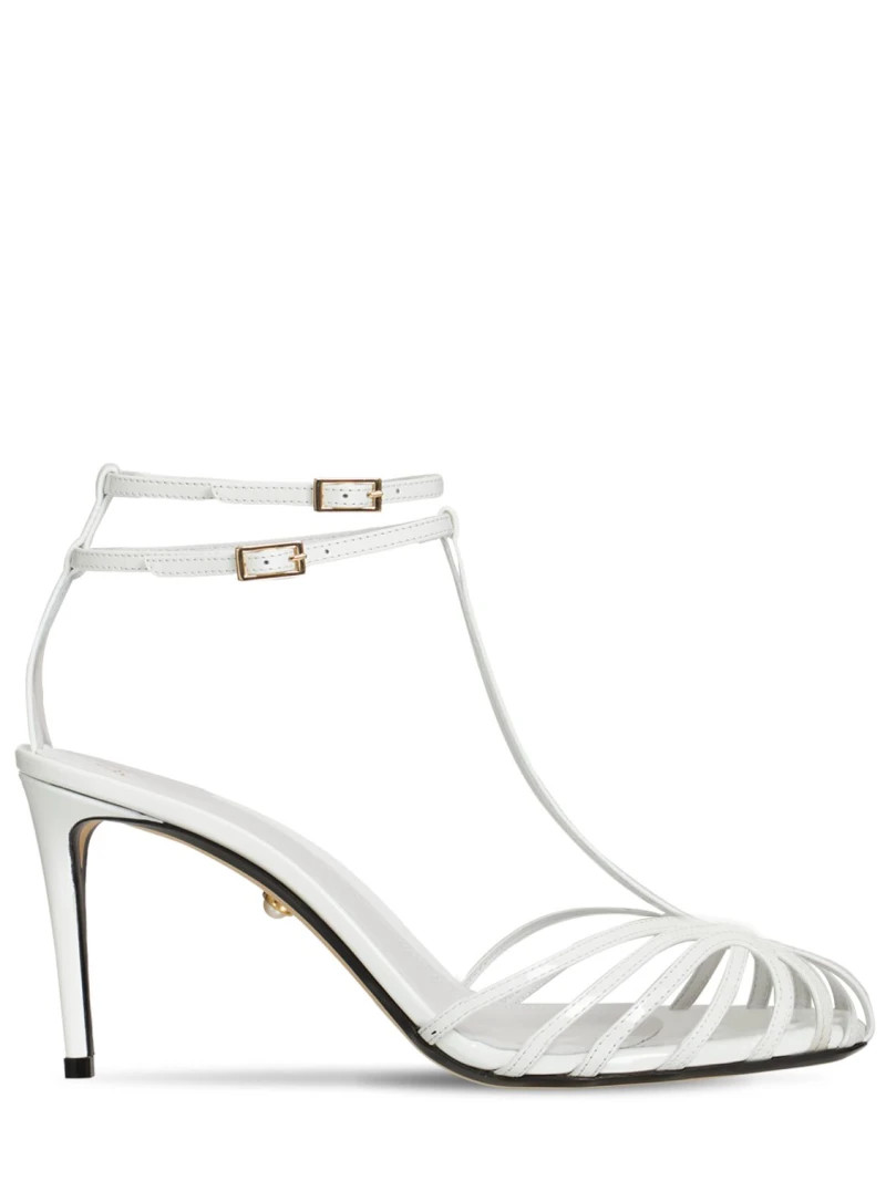 80mm anna patent leather sandals - Alevì - Women | Luisaviaroma | Luisaviaroma