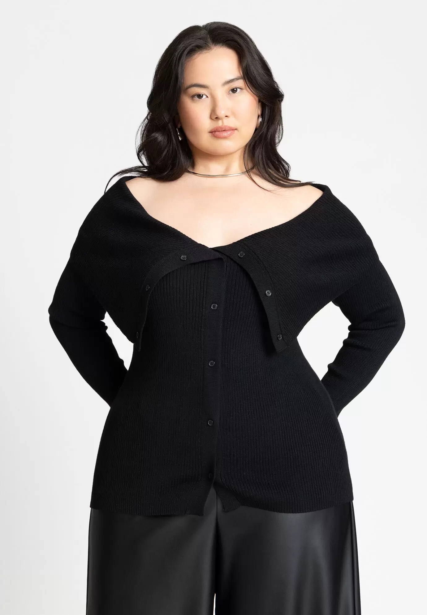 Bardot Off The Shoulder Sweater | Eloquii