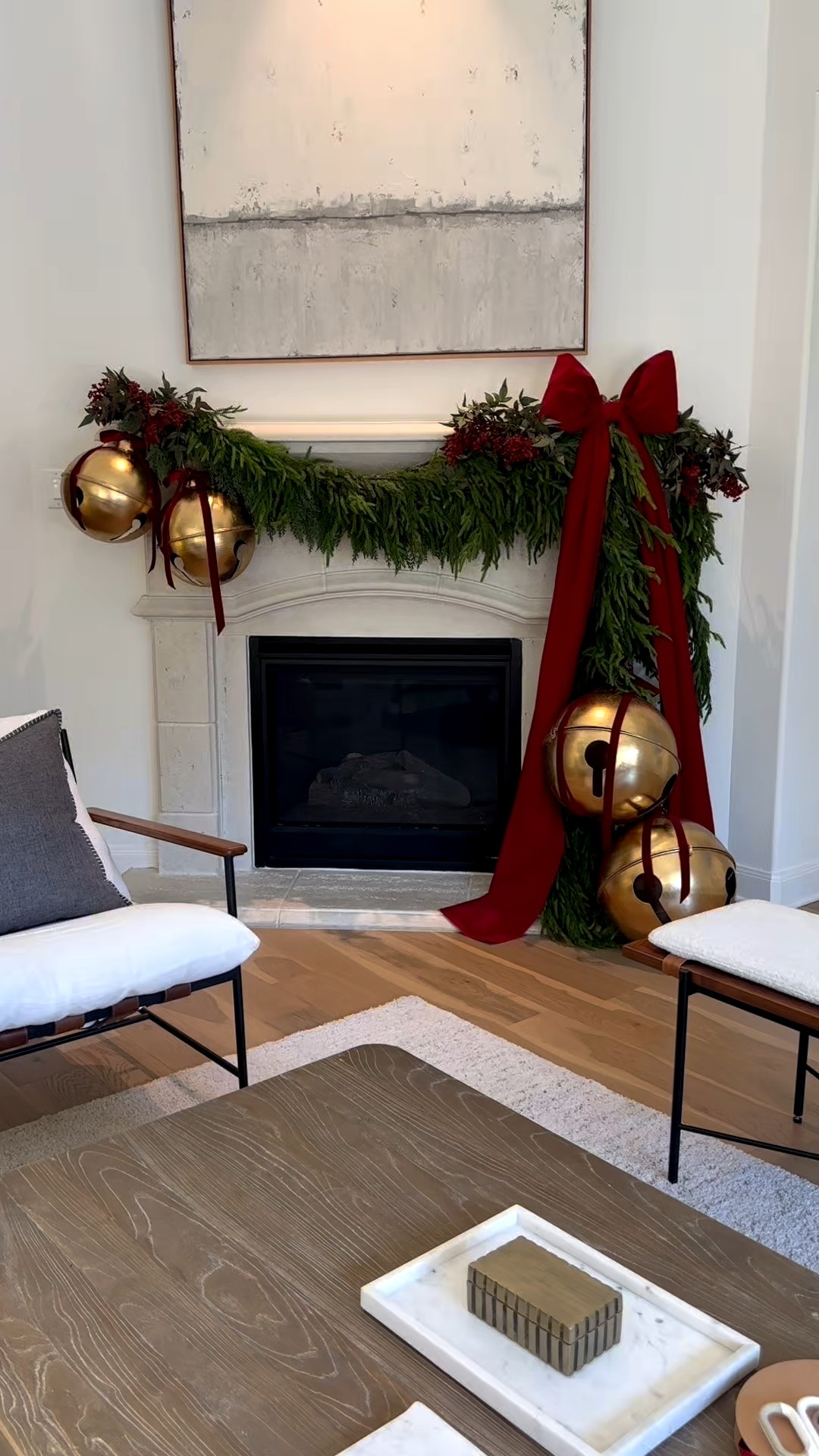 Well I thought o was videoing the whole process but ran out of battery 🤦🏻‍♀️ I’ll share more details on this look after I finish adding lights 

#LTKHome #LTKSeasonal #LTKHoliday