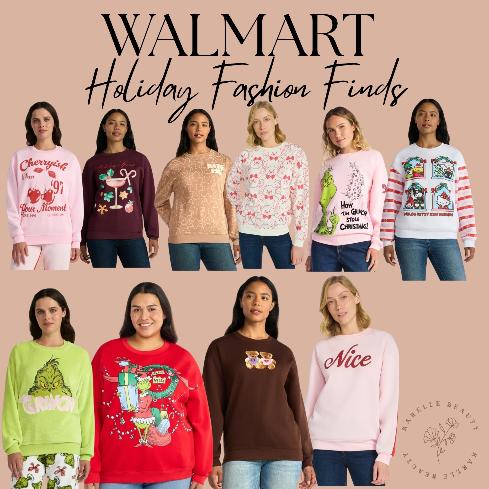 Walmart holiday fashion finds. 

#LTKFindsUnder50 #LTKSeasonal #LTKPlusSize