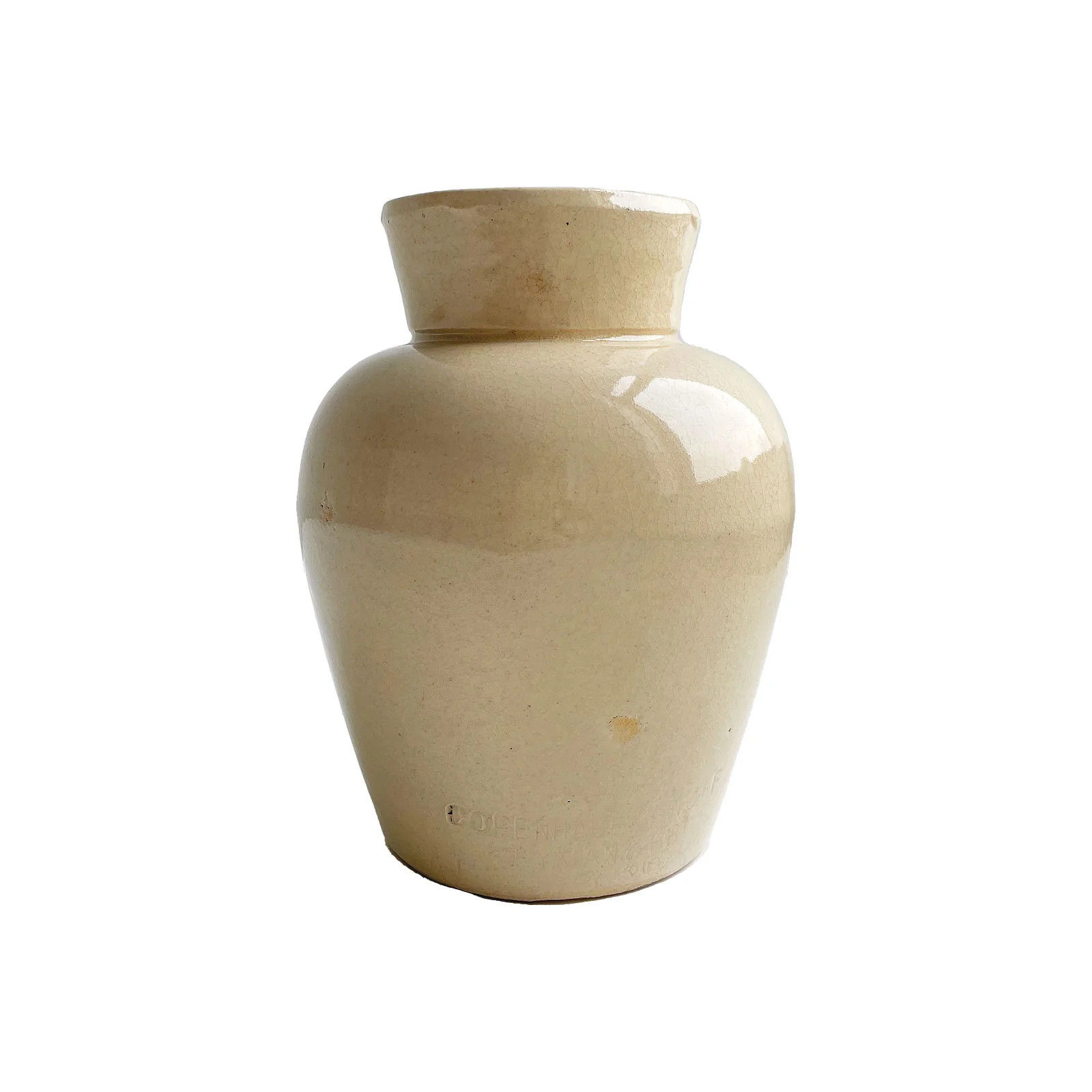 Butter Cream Vintage Stoneware Jar | Brooke and Lou