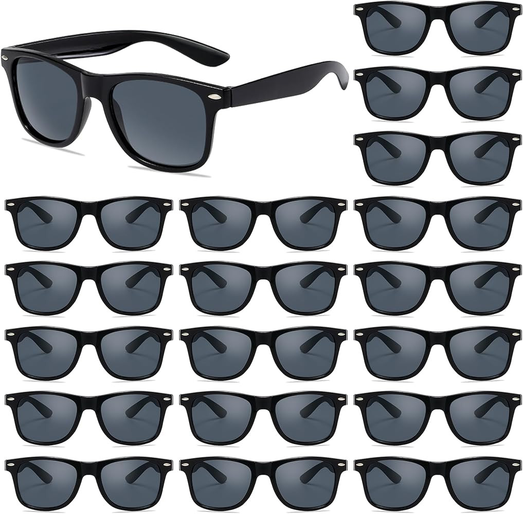 18 Pack Party Sunglasses Bulk for Weddings Birthday Pool Party Supplies | Amazon (US)