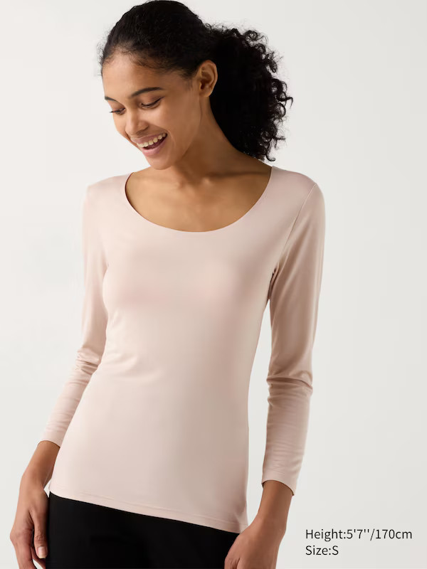 HEATTECH T-Shirt | Scoop Neck | UNIQLO (US)