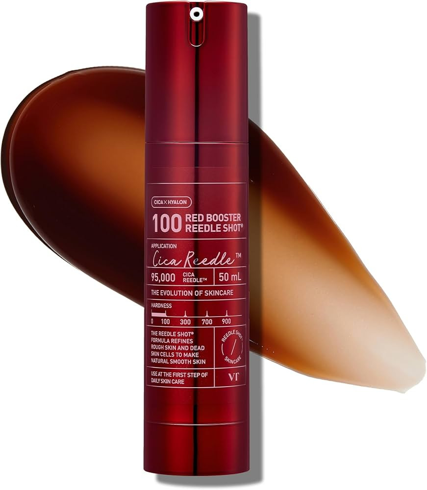 VT COSMETICS Red Booster Reedle Shot 100 Serum with Dragon’s Blood Extract & Exosome Microneedl... | Amazon (US)