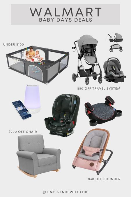 Walmart baby days deals!

Nursery furniture, stroller, bouncer, playpen, hatch, sleep machine, booster seat, travel system 

#LTKFind #LTKkids #LTKbaby
