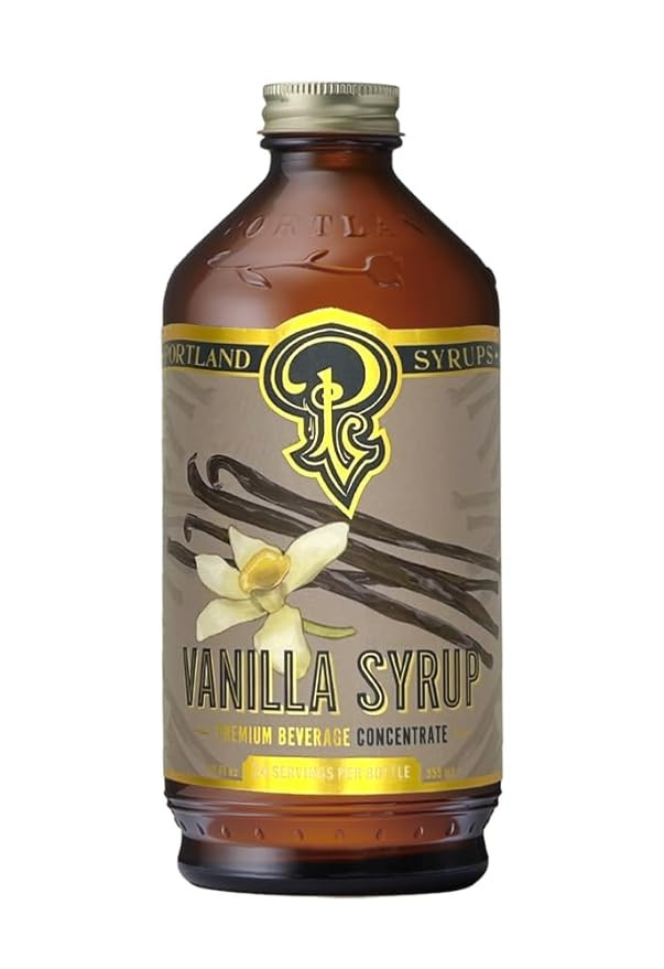 Portland Syrups Vanilla Syrup – Flavoring for Coffee, Lattes, Cold Brew, Macchiatos, Cocktails,... | Amazon (US)