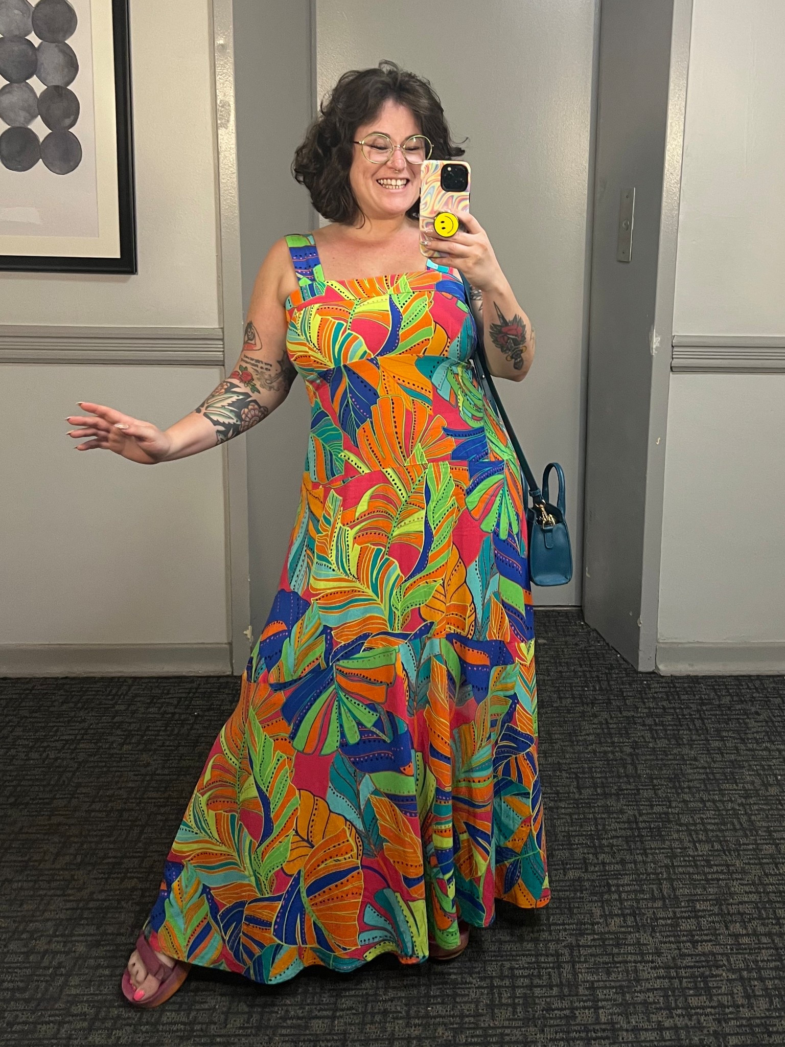 unfortunately i can’t find a link to the same colourway online but i got this dress at marshall’s and reverse image searched to find these other colours and similar dresses for you 🫡

#LTKSeasonal #LTKMidsize #LTKSummerEdit