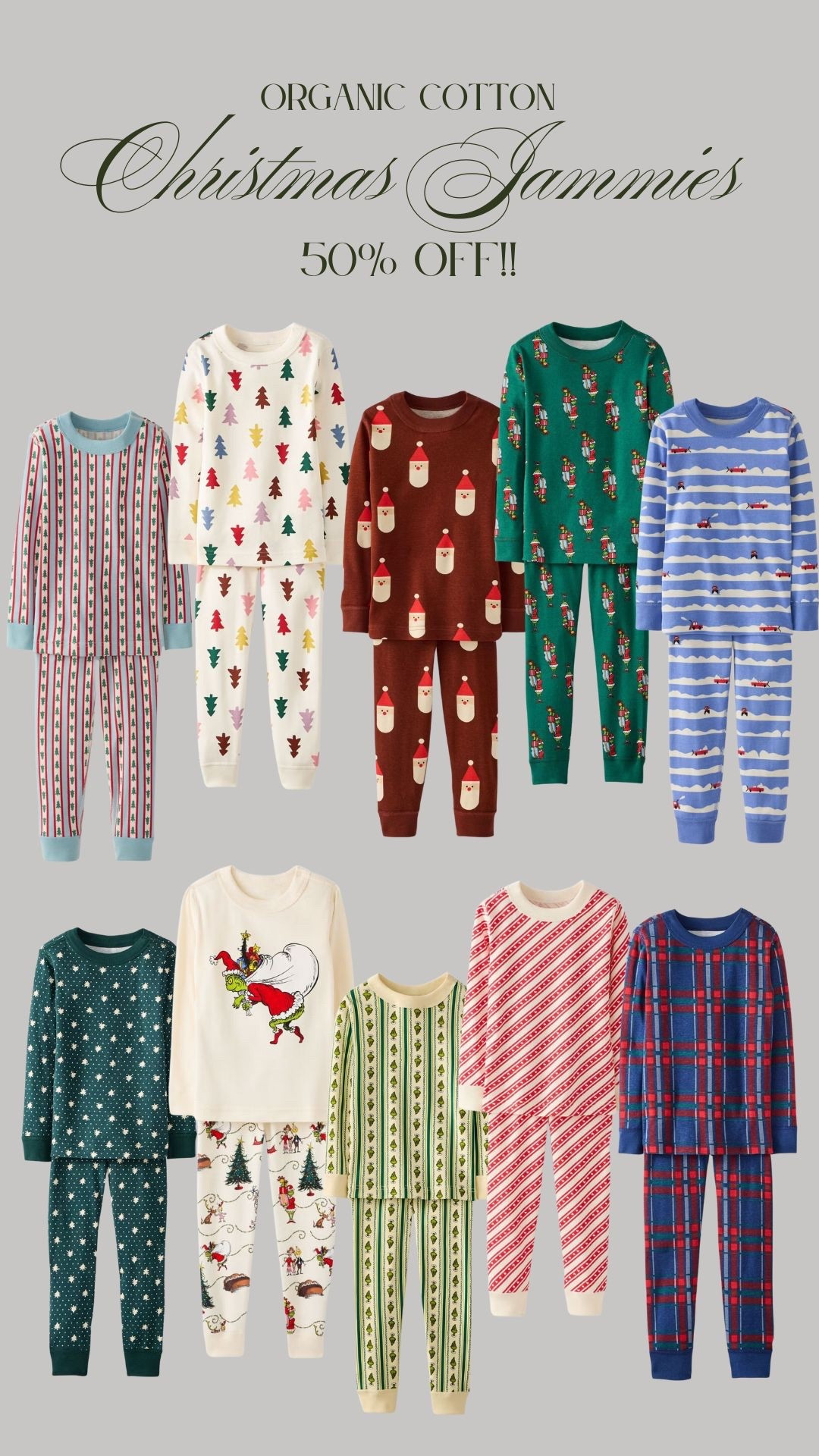 Organic cotton Christmas pajamas Jammie’s holiday Jammie’s Hanna Andersson pajamas on sale 50% off Black Friday sale 

#LTKHoliday #LTKCyberWeek #LTKSeasonal