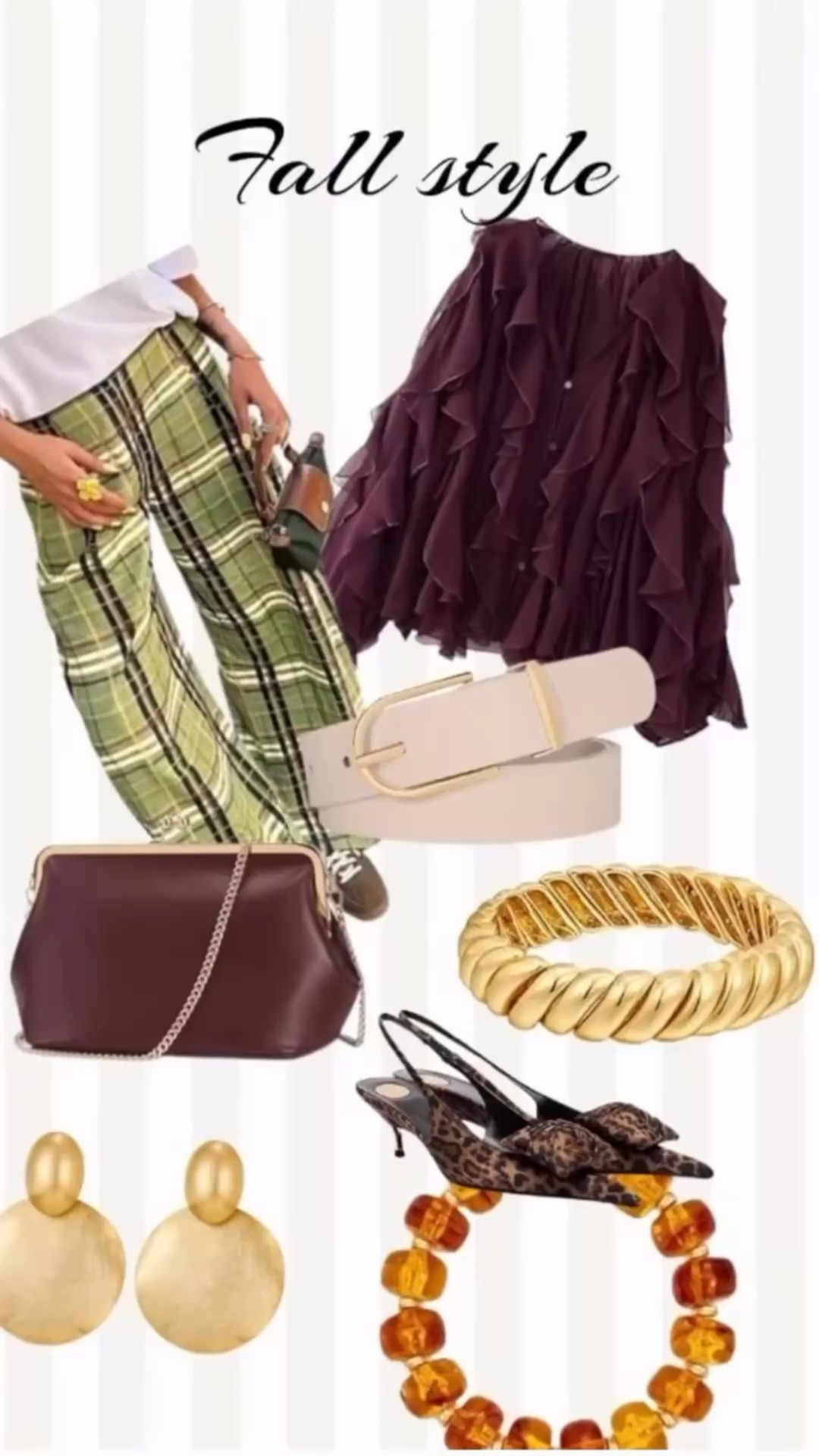This burgundy blouse and plaid pants are so classy!! 🍂💜 Love this fall color mix, very chic and put together ✨
#over50fashion #styleover50 #midlifestyle #agelessfashion #amazonfashionfinds

#LTKWorkwear #LTKgrwm #LTKOver40