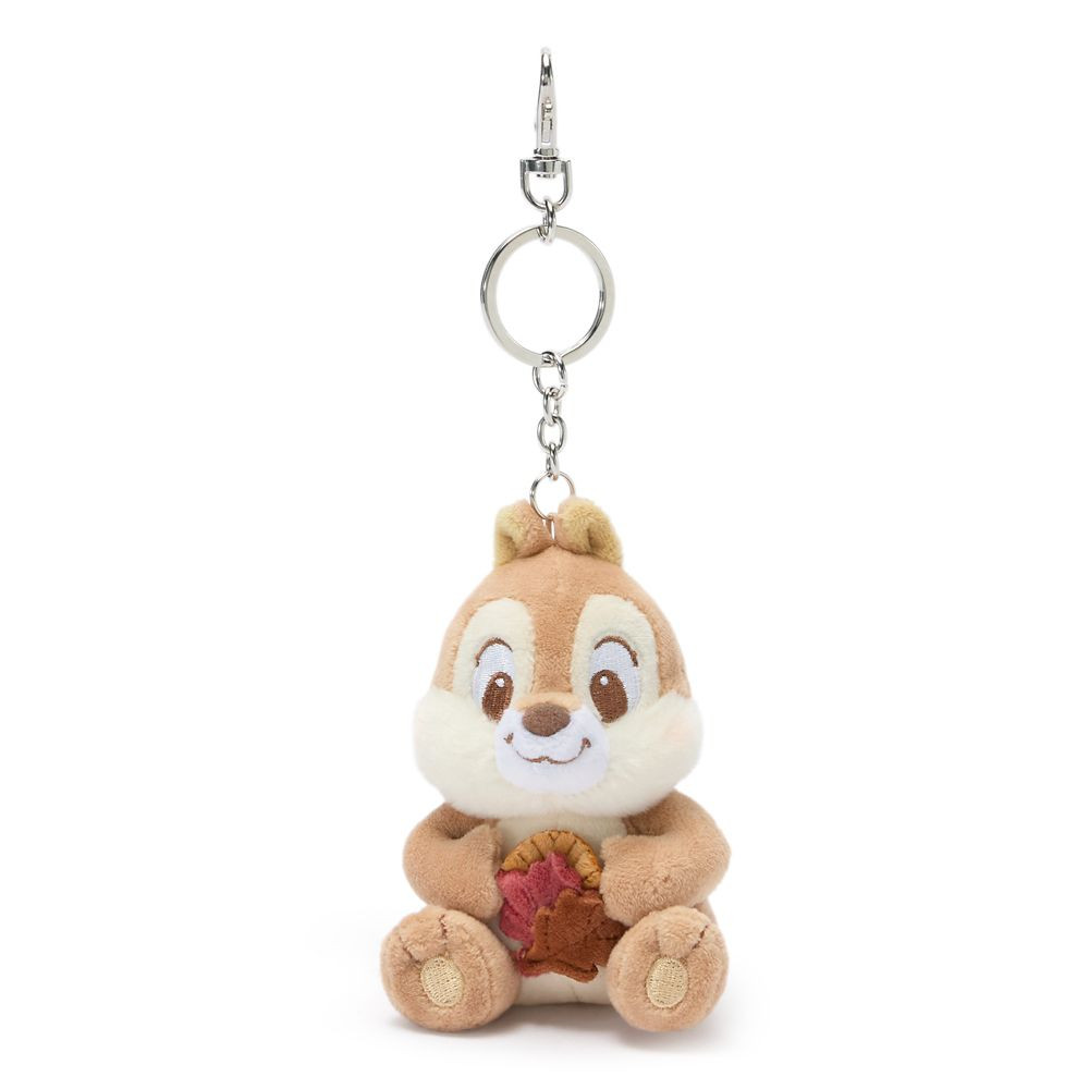 Chip ''Fall Vibes'' Plush Keychain Bag Charm \u2013 4 1/2'' \u2013 Exclusive | Disney Store