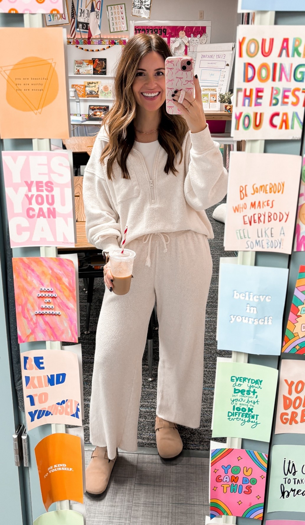 This cozy aerie set is from last season, but they brought back a super similar version this year! It’s so soft and cozy! 🤍
Pants//small (cut to length)
Top//XS

Lounge, teacher, comfort, aerie, cozy, sweater set, casual, fall, November 

#LTKActive #LTKFindsUnder50 #LTKSaleAlert