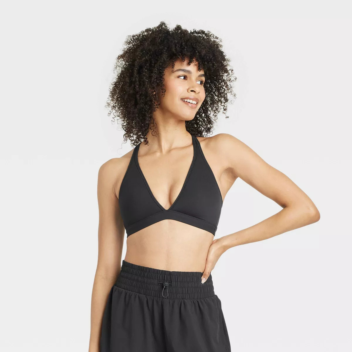 Women's Everyday Soft Light Support Triangle Sports Bra - All In Motion™ | Target