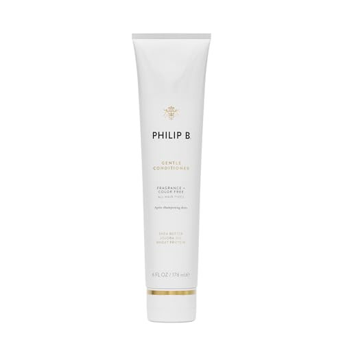 PHILIP B Gentle Conditioner, 6 fl. oz. (178 ml) - Fragrance Free Conditioner with Shea Butter, Vitamin B5 and Wheat Protein, Adds Shine and Bounce to Hair | Amazon (US)