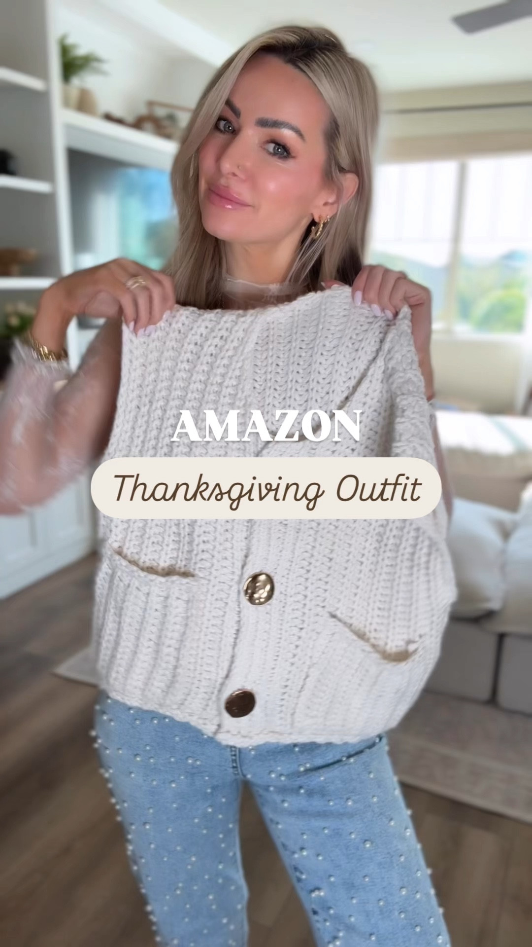 A perfect thanksgiving outfit thats comfortable and chic 
Size small in tops and xsmall in pants 
This chic vest pairs perfectly over the lace free people look for less top and I love the chic elevated look of the pearl jeans!

Thanksgiving outfit | fall outfit  | family photos outfit |
#Itksalealert #Itkfindsunder100 #Itkseasonal
#styleover30 #thanksgivingoutfit #falloutfits #outfitoftheday #grwm #affordablefashion #fallstyle #styletips #casualchic #amazonfinds 

#LTKStyleTip #LTKSaleAlert #LTKFindsUnder50