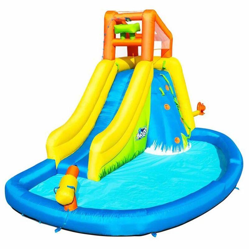 Bestway H2OGO! Mount Splashmore Kids Outdoor Inflatable Water Slide Splash Park | Wayfair North America
